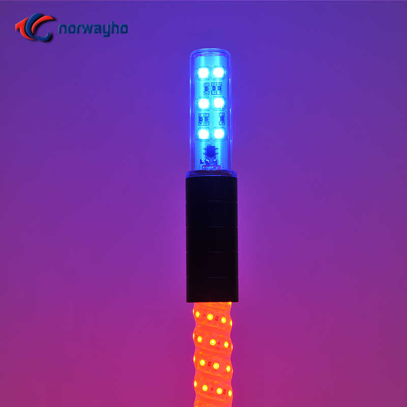 NWH-HST Super Bright Buggy LED Whip with Top Light Steady or Flash ...