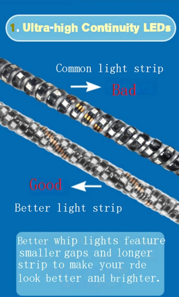 Between Good And Bad LED Whip Lights