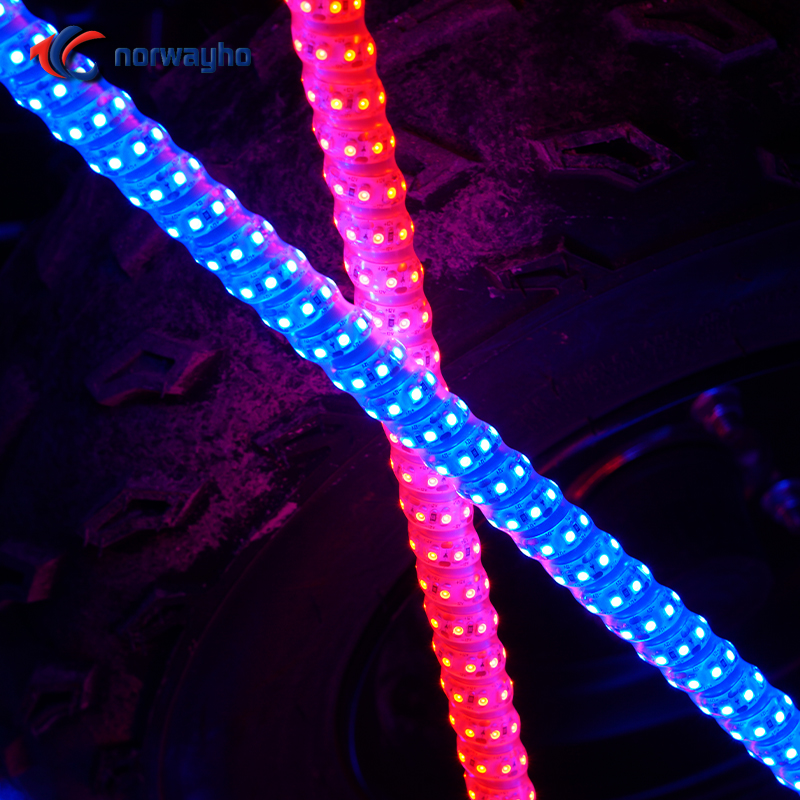 NWH-HST Super Bright Buggy LED Whip with Top Light Steady or Flash